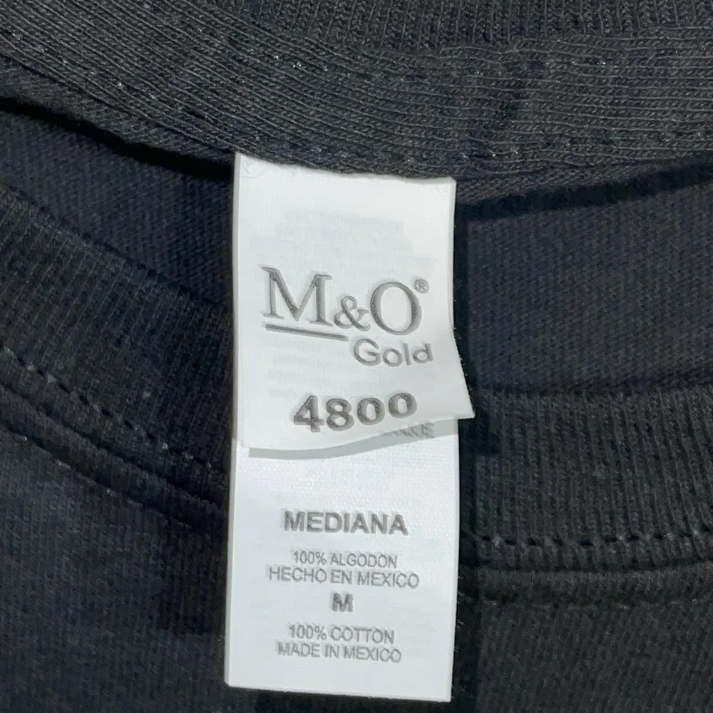 Women’s size Medium Black Tee with Book and Tea Design - Image 3