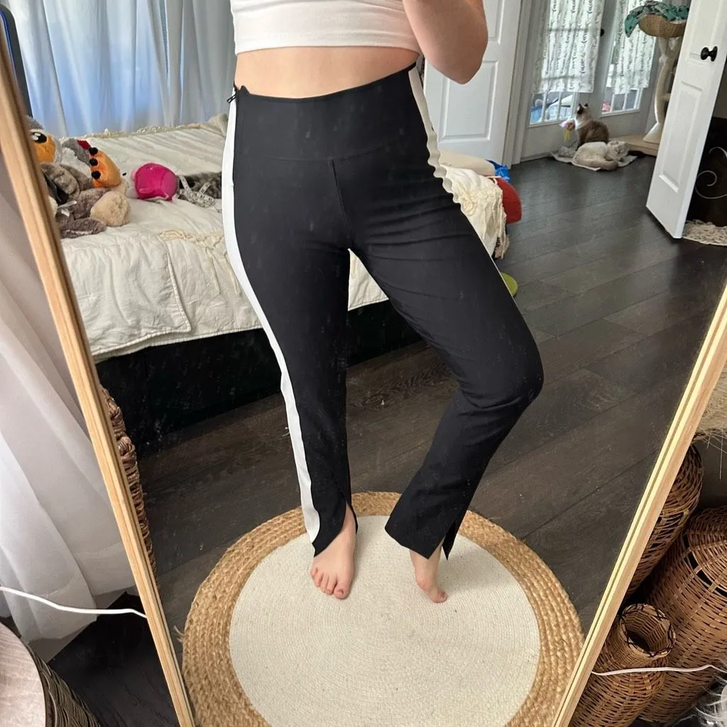 Athleta Women’s 6 Petite Interstellar Tight Black White - Image 2