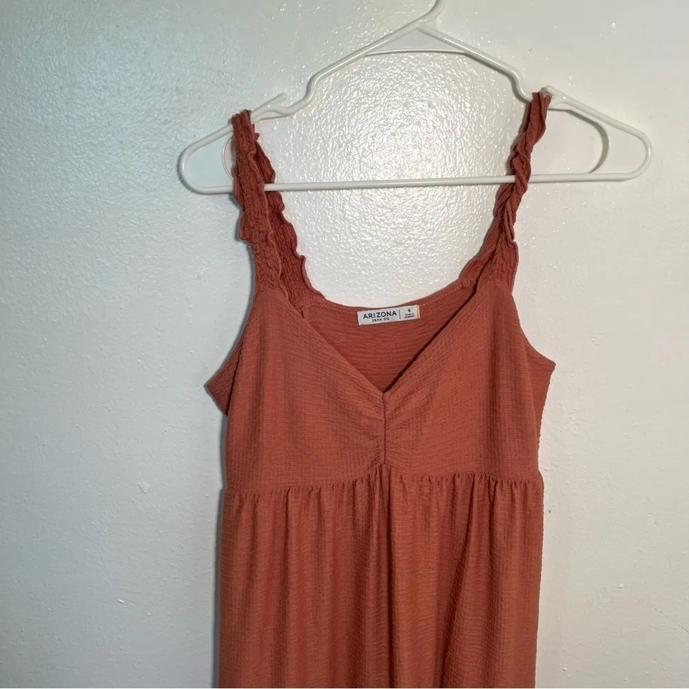 Arizona Jean Co. Sleeveless Dress Pink Orange - Image 3