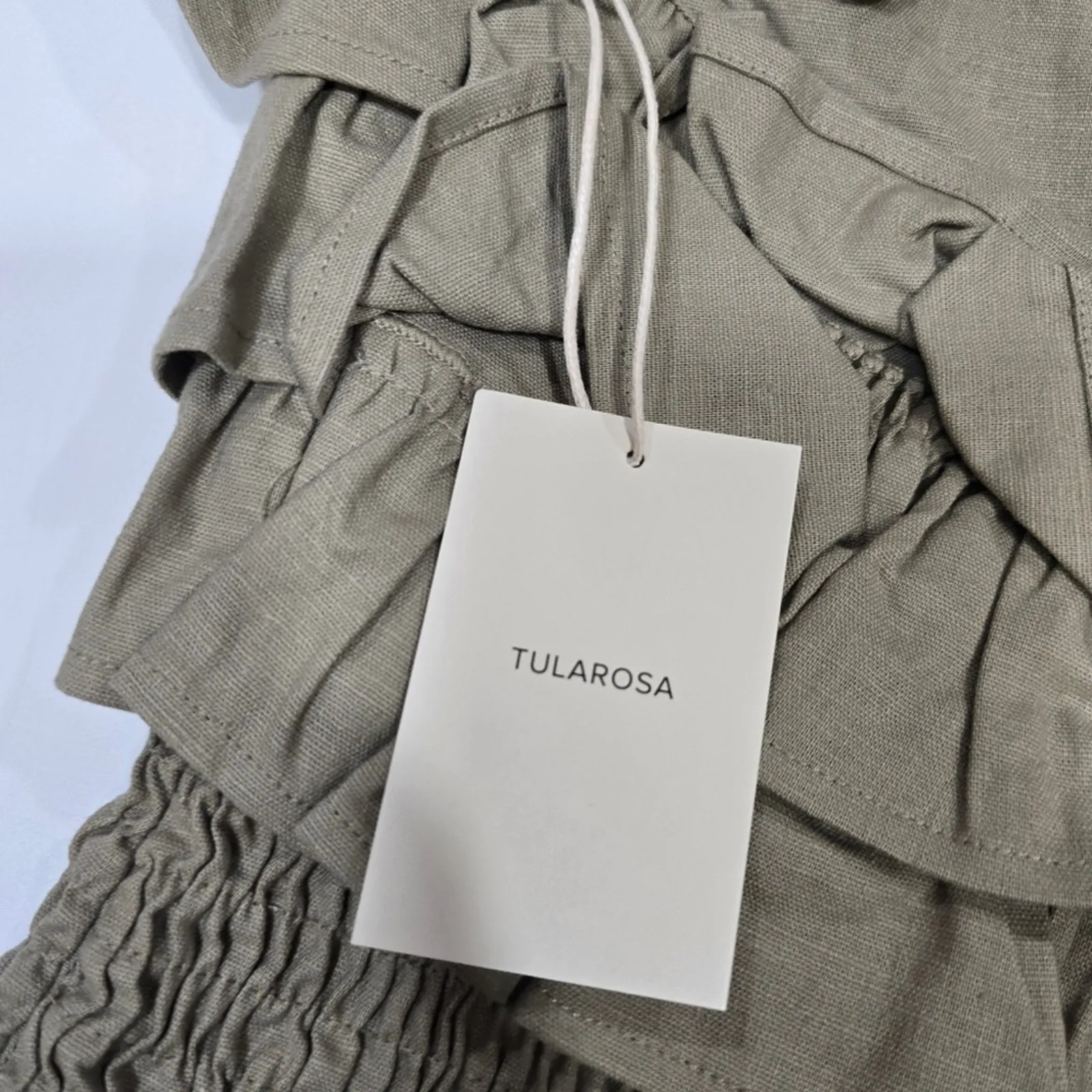 Tularosa Rory Dress in Sage Green XS - Image 10