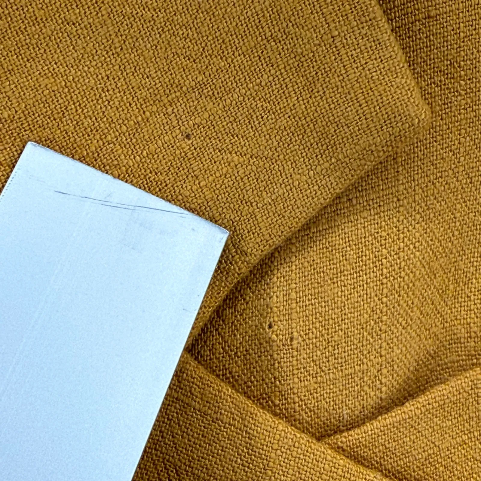 Walter Baker Women's Mustard Yellow Linen Blend Button Down Blazer Jacket M READ - Image 5