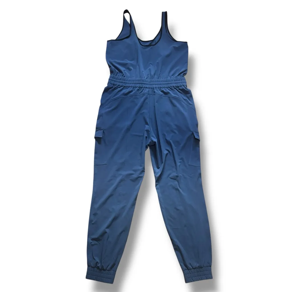 Athleta Iron Blue Unbound Workout Jumpsuit Romper Unitard – Size Medium - Image 3