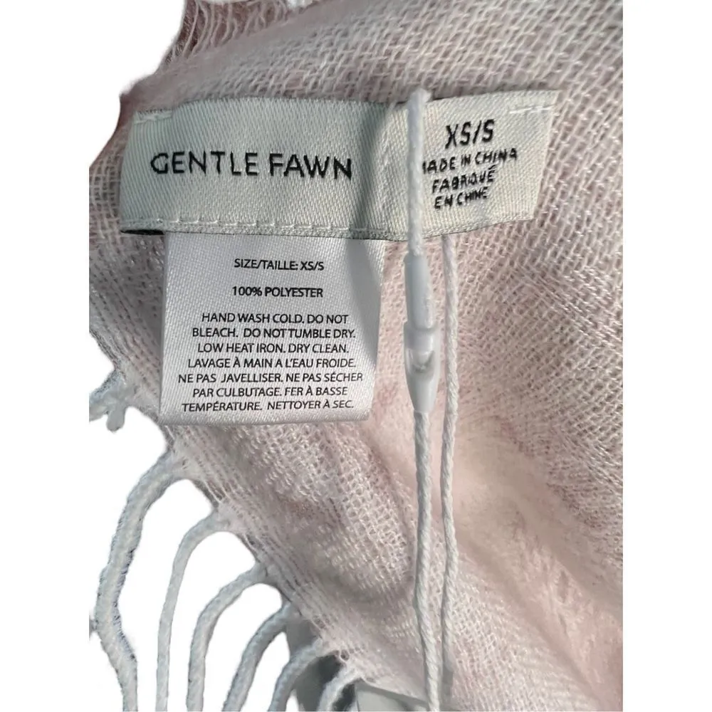 NWT General Fawn, Super Soft, Oversized Shawl With Fringe - Image 4