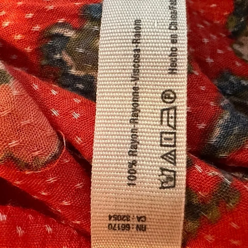 Free People Slip Dress Vintage Red XS Bohemian Festival Hippie Fall Gypsy Retro - Image 16