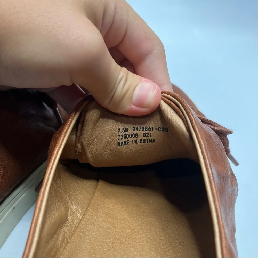 Frye Ivy low lace mule leather‎ sneakers size 9.5 - Image 8