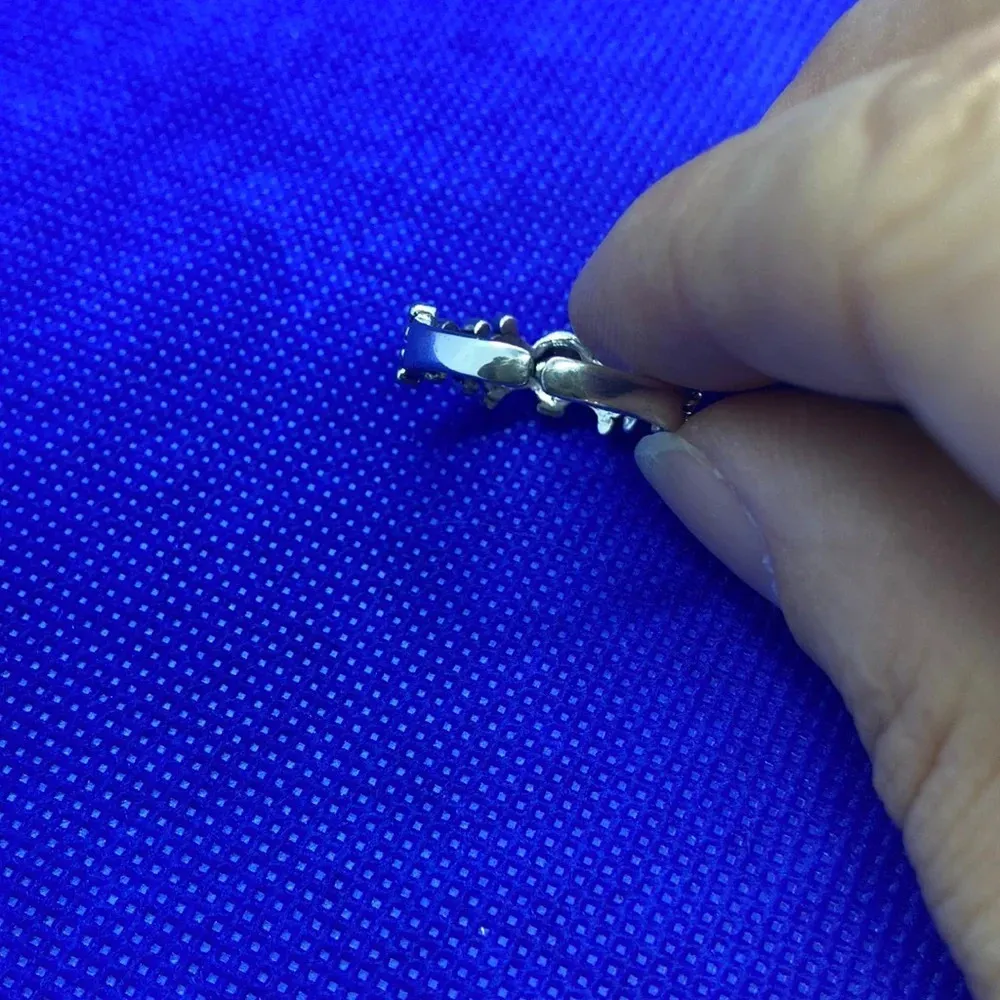 New skull ring cross bones adjustable ring silver tone antique finish - Image 3