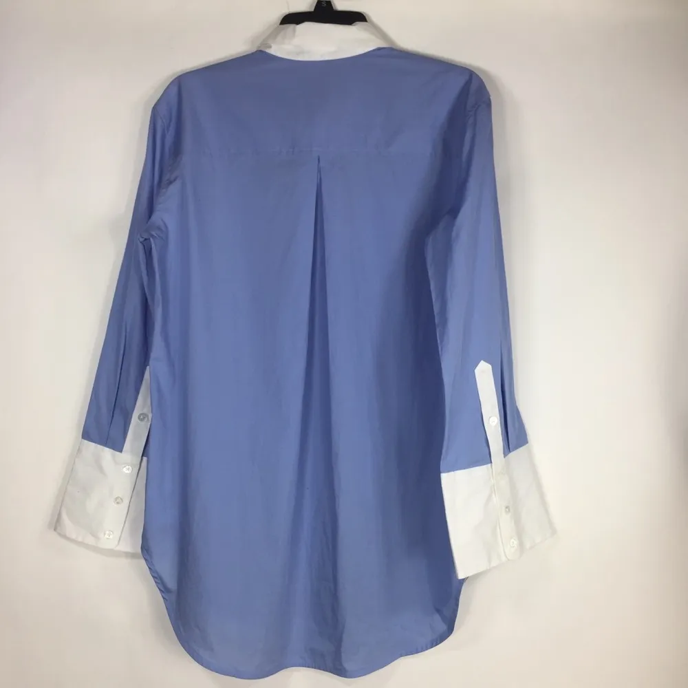 Equipment Clarke Top in Aerial Blue - Image 13