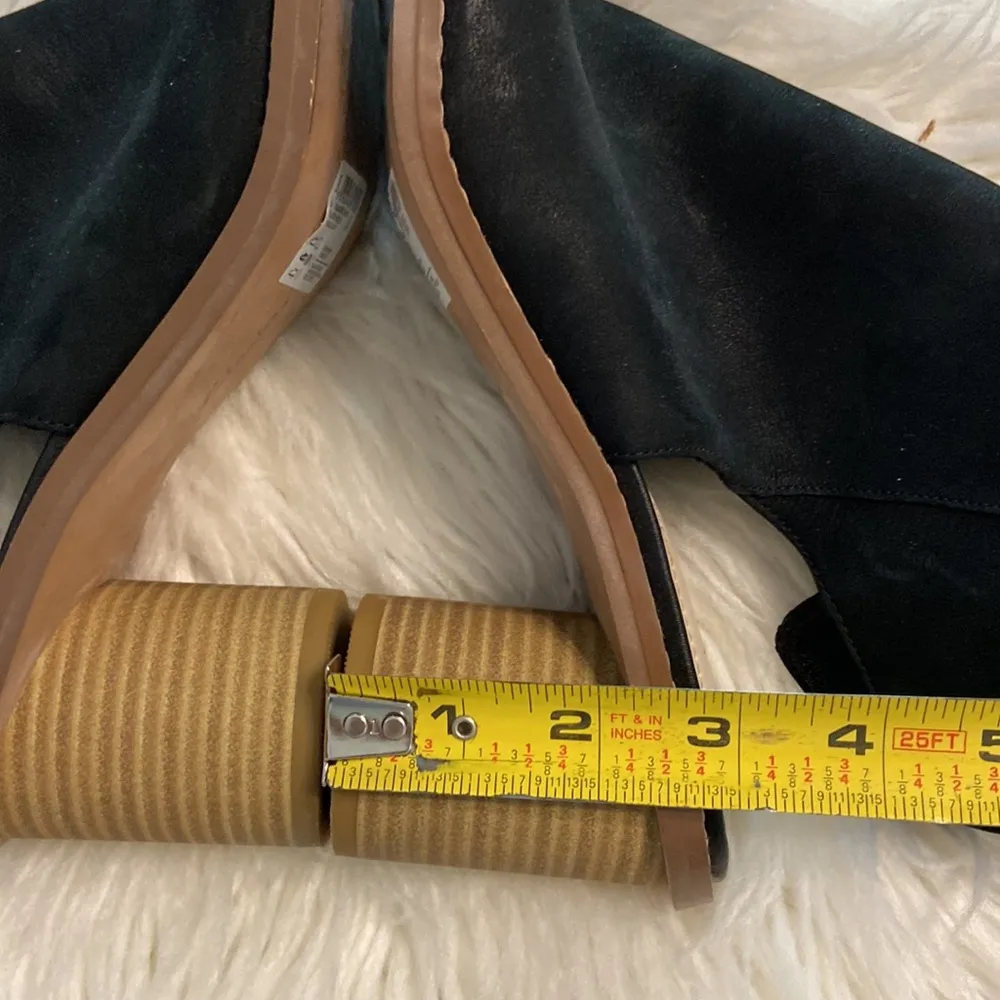 CLARK SOMERSET LEATHER shoes size 9 excellent condition color black - Image 10