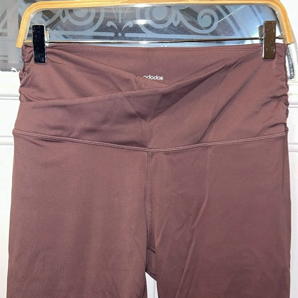 Ododos Womens Criss Cross Waist Rose Pink Size Large Leggings Active Comfy - Image 3