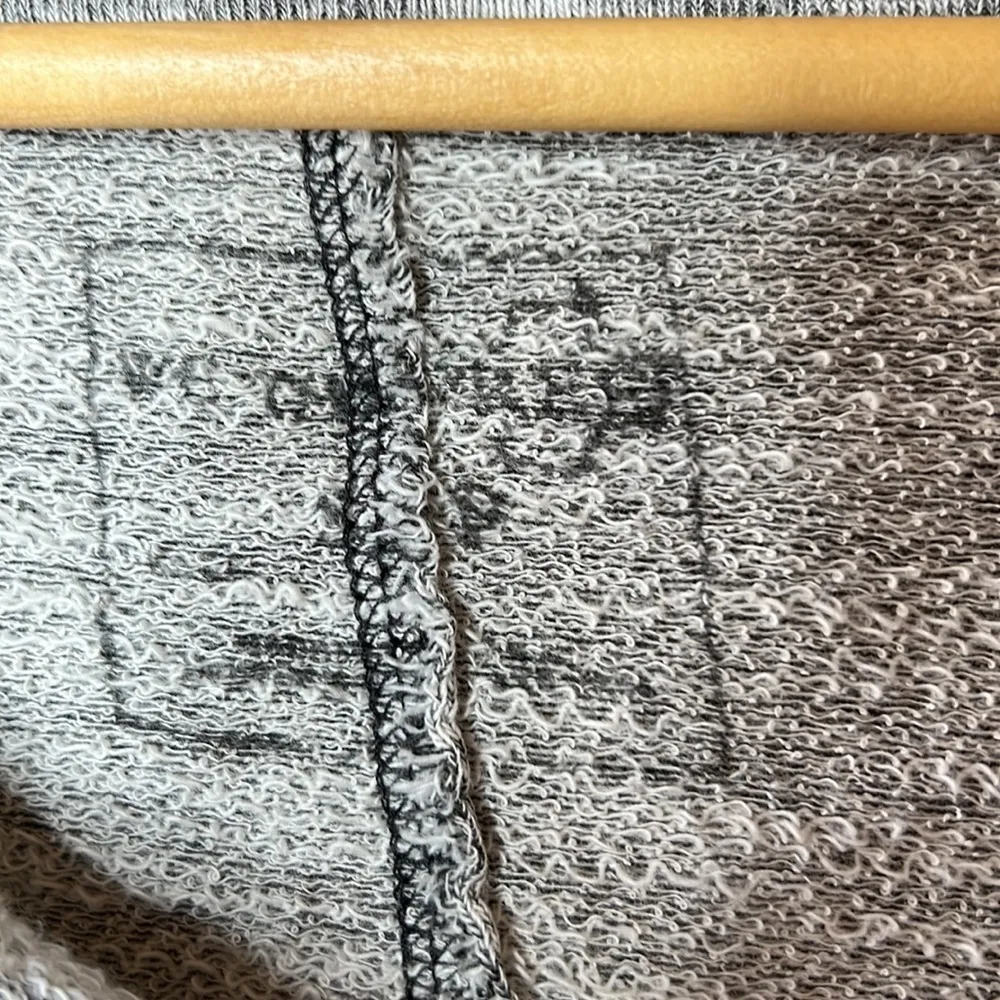 Free People We The Free Oversized Marble Knit Sweater w/ Front Pocket Gray Sz S - Image 5