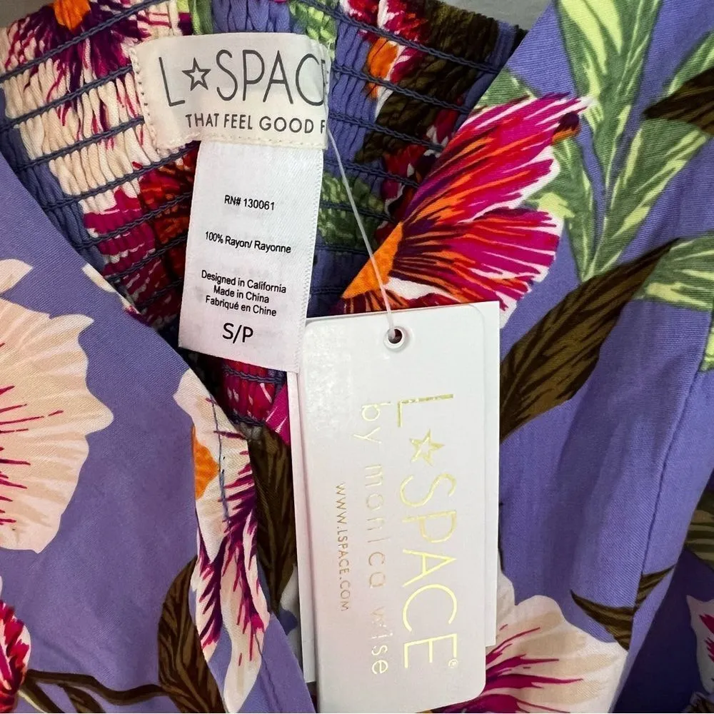 L SPACE Riptide Lost in Ibiza High Low Maxi Dress NWT small - Image 9