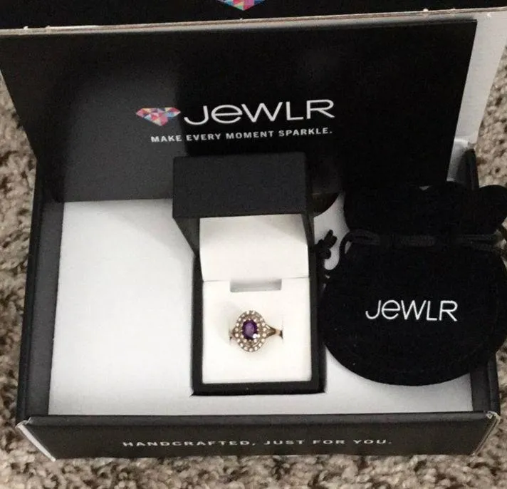 Margaret Double Halo Ring Gold - Image 6