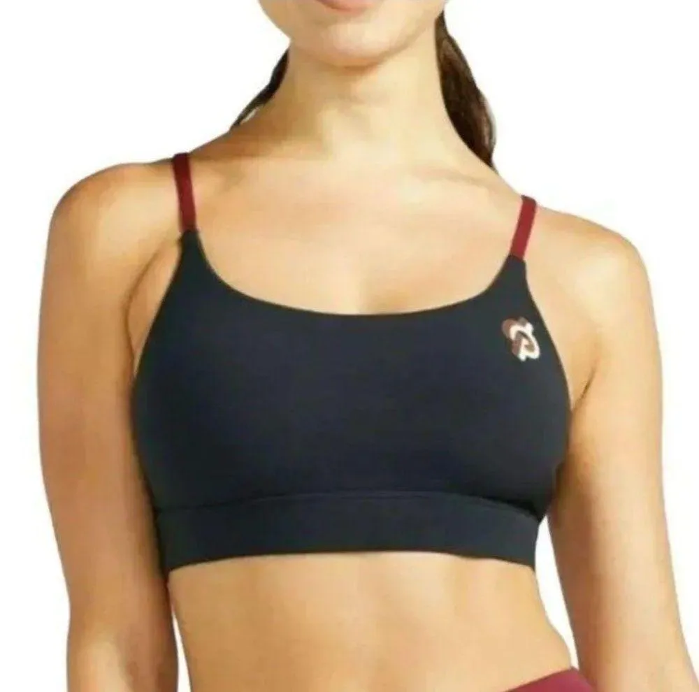 Peloton Black Cadent Peak Strap Speed Up Sports Bra Size Medium - Image 2