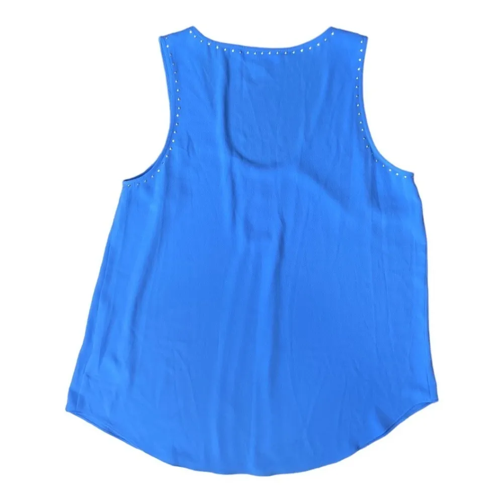 MICHAEL Michael Kors Women’s Violet Studded U-shape Hem Tank Top Size Medium - Image 7