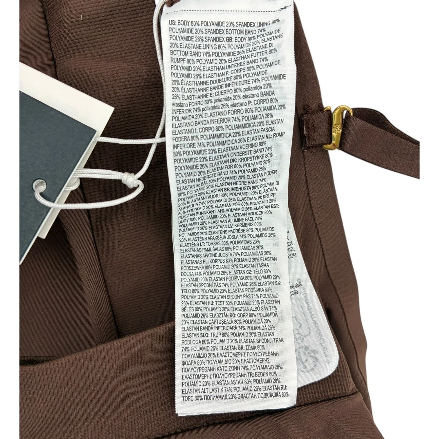 Curvy Plus Lauren Ralph Lauren Luxe Smoothing Wireless Bralette Espresso XXL NWT - Image 8