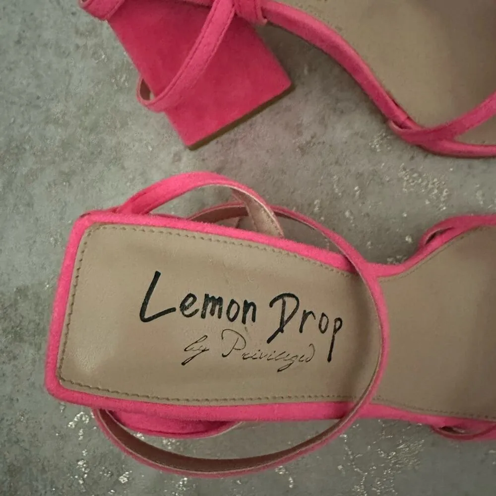 Lemon Drop by Privileged Pink Hadley Platform Heels 7.5 - Image 6