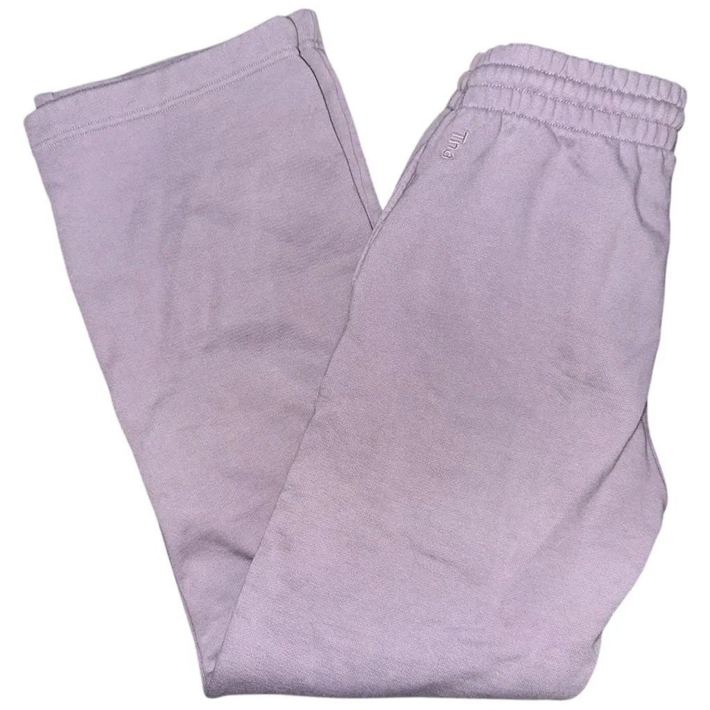 TNA ARITZIA Women’s Sz XS Lavender Purple Cozy Fleece Boyfriend Wide Sweatpants - Image 4