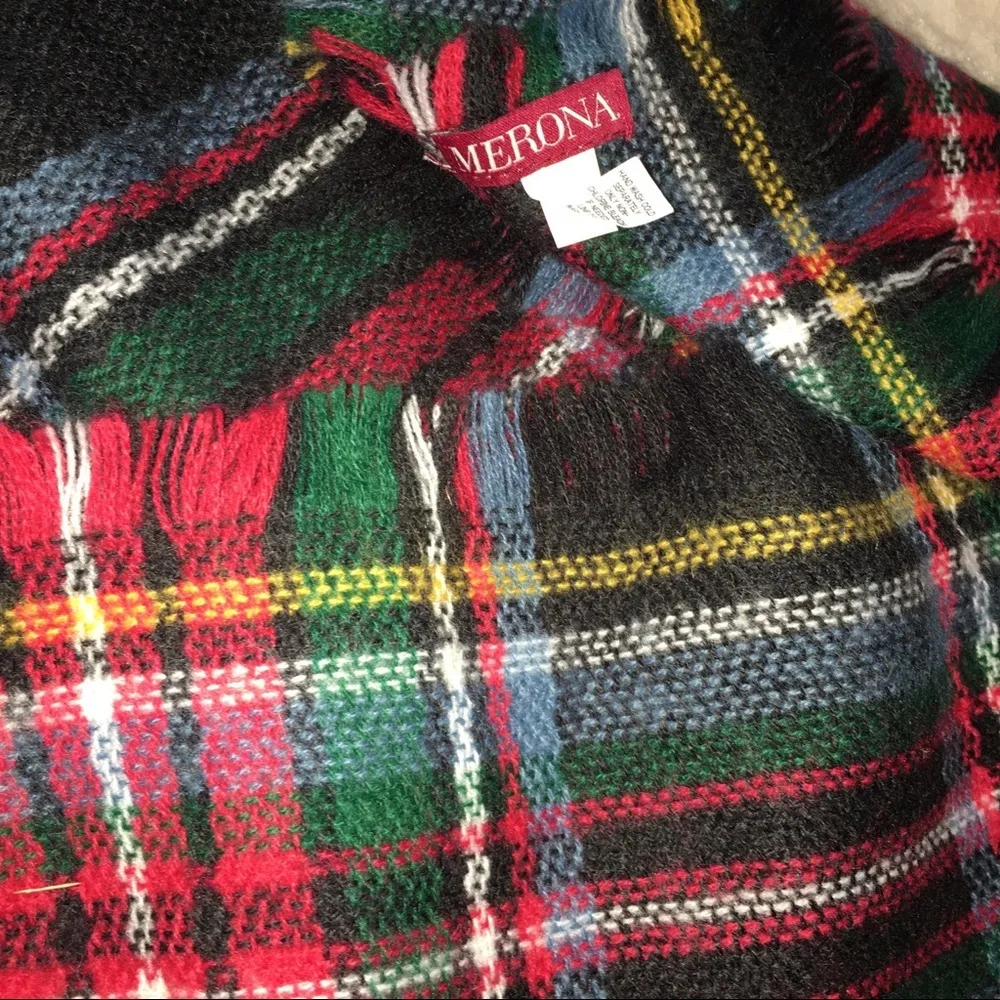 Tartan oversized plaid blanket scarf -Fall/Winter - Image 4