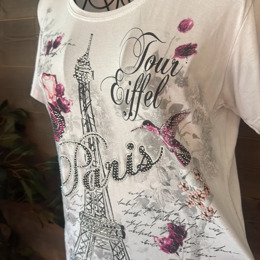 Rhinestone Eiffel Tower, Paris T - Image 2