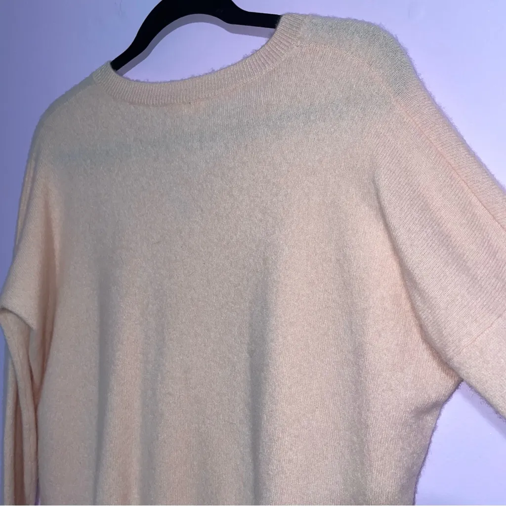 J Crew Cashmere Boyfriend Sweater Soft Pink Women XS Minimalist Academia Preppy - Image 6