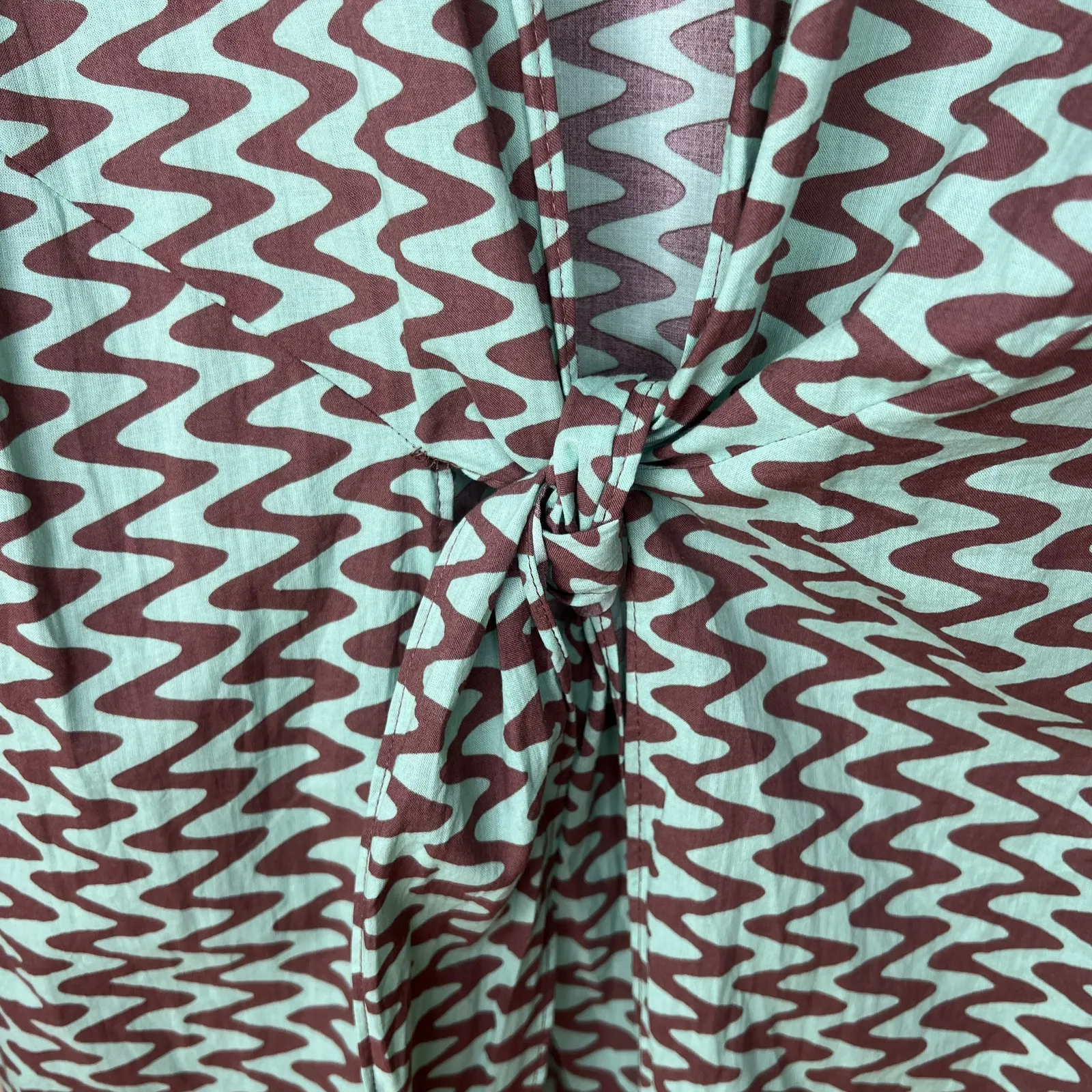 Zara Lissie Shirt Printed Tunic Long Sleeve Blouse Boho Bloggers Favorite Small‎ - Image 8