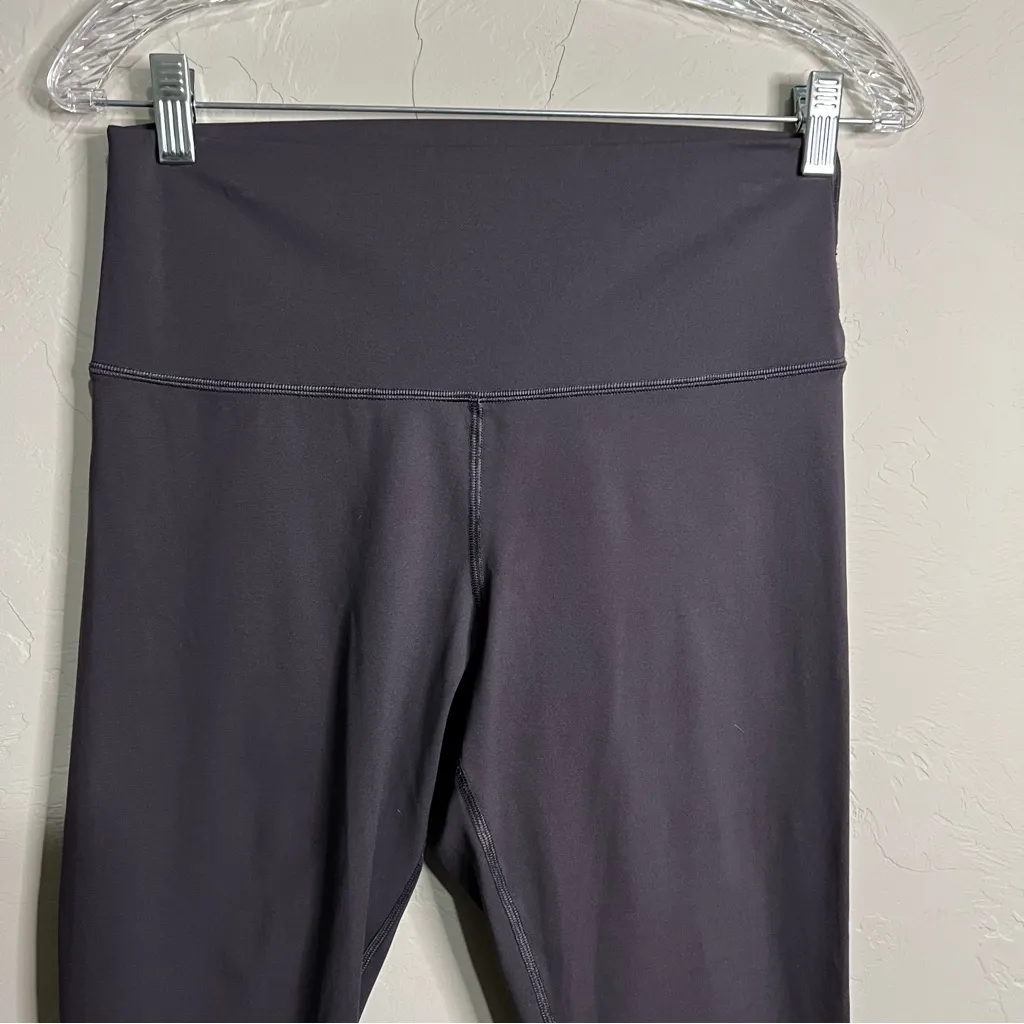 Everlane The Perform Renew High Rise Purple Gray Athleisure Ankle Leggings - Image 4