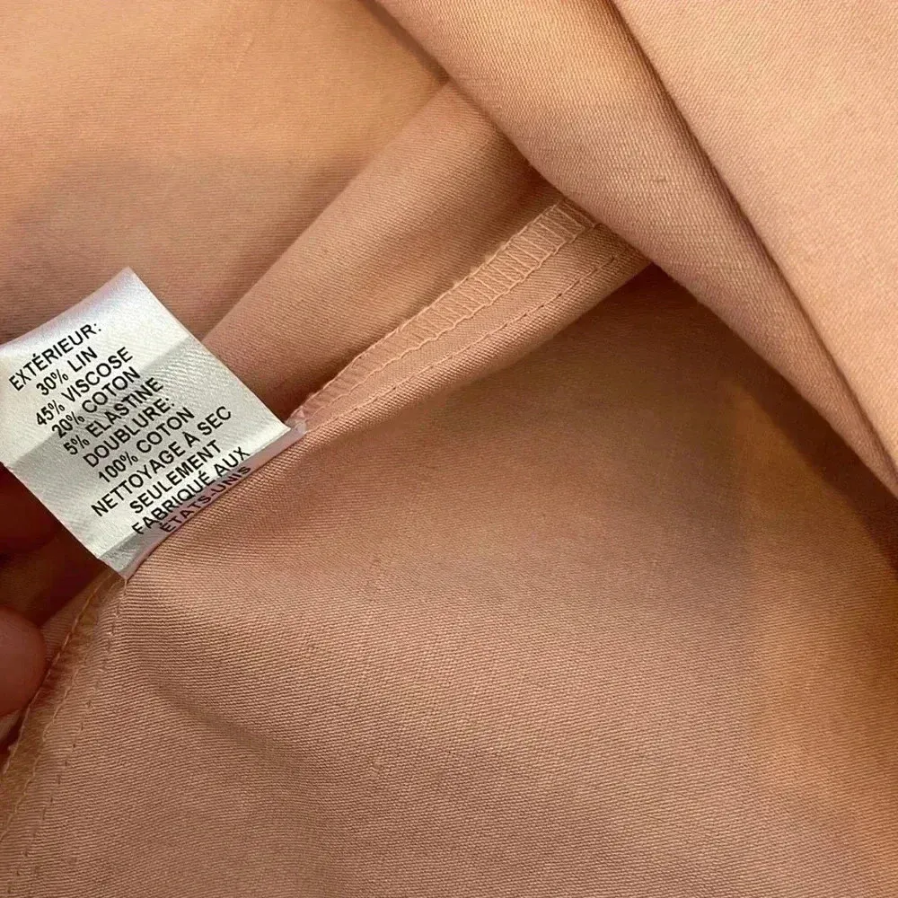 Sea New York Tie Front Cutout Dres Pink Size 6 - Image 15