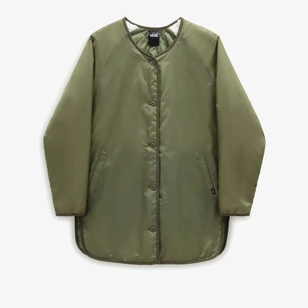 Vans Peake Quilted Liner Coat reversible Jacket Womens medium - Image 3