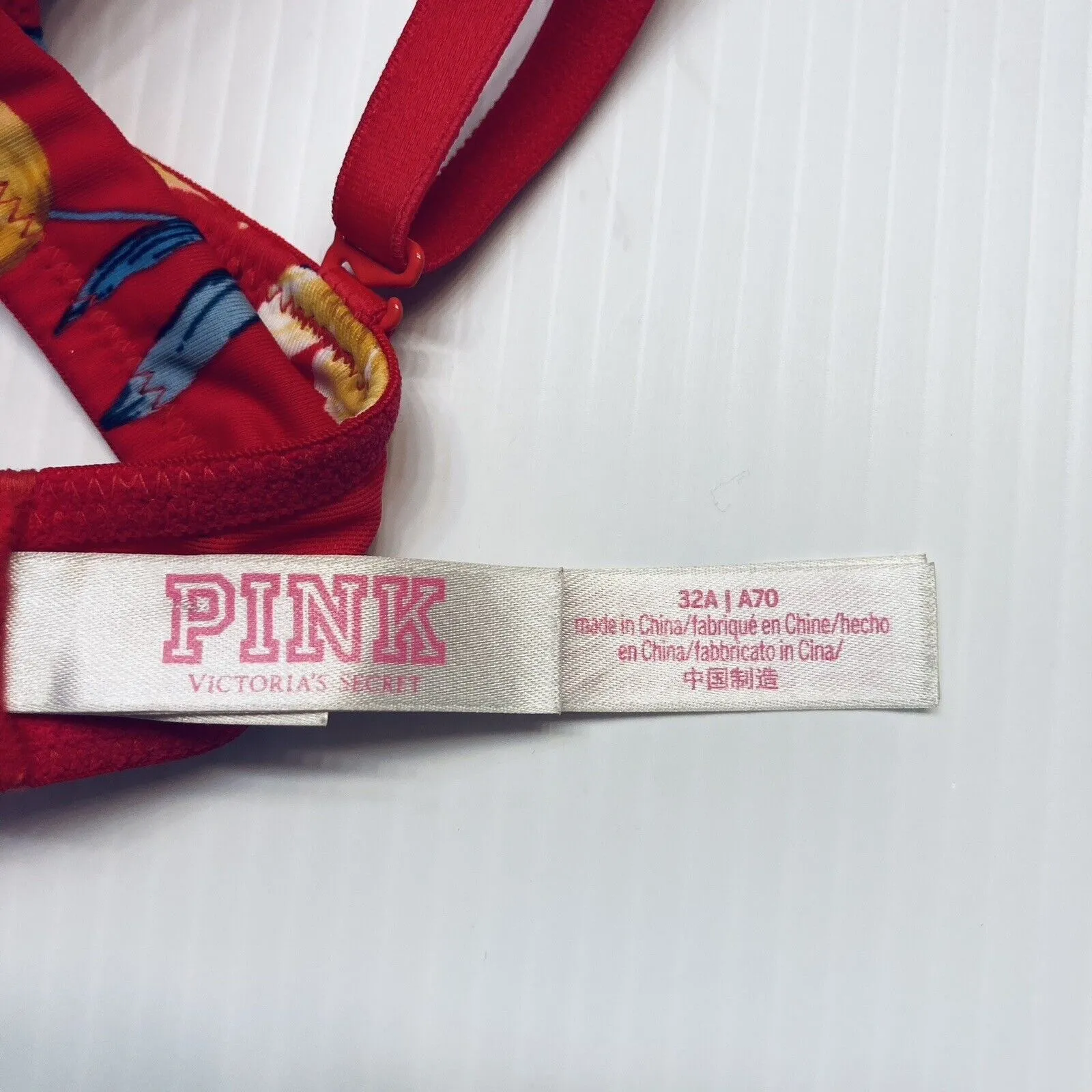 Alex Lee Aillon‎ X Victoria's Secret PINK Wear Everywhere Super Push-Up Bra 32A - Image 10