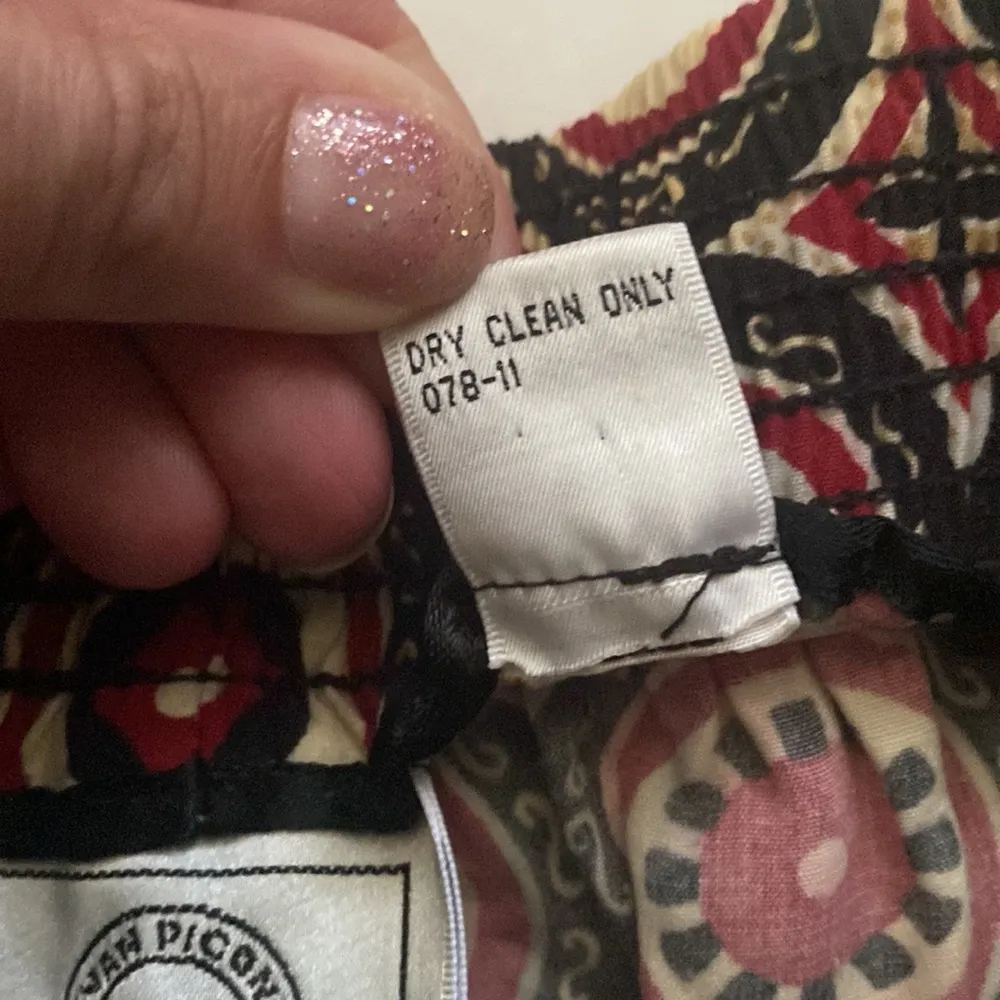 Vintage Evan Picone Sport nautical red high waist straight leg pants, size large - Image 6