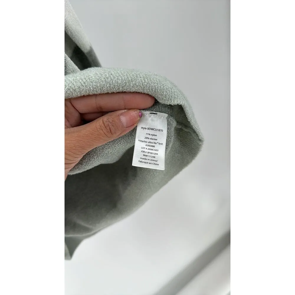 Barefoot Dreams Cozy Chic Ultra Lite Ocean Reef Sweater Blue Water sz xs soft - Image 6