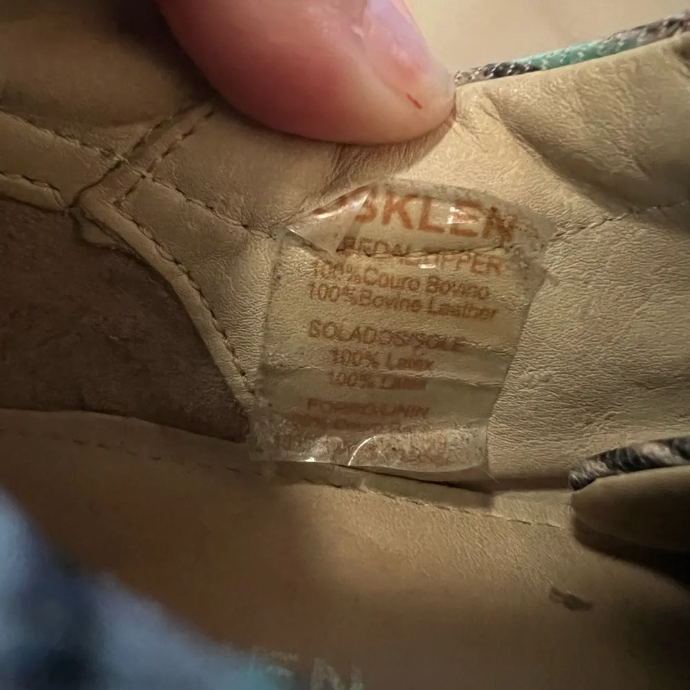 Osklen Floral Shoes Blue Size 6 - Image 5