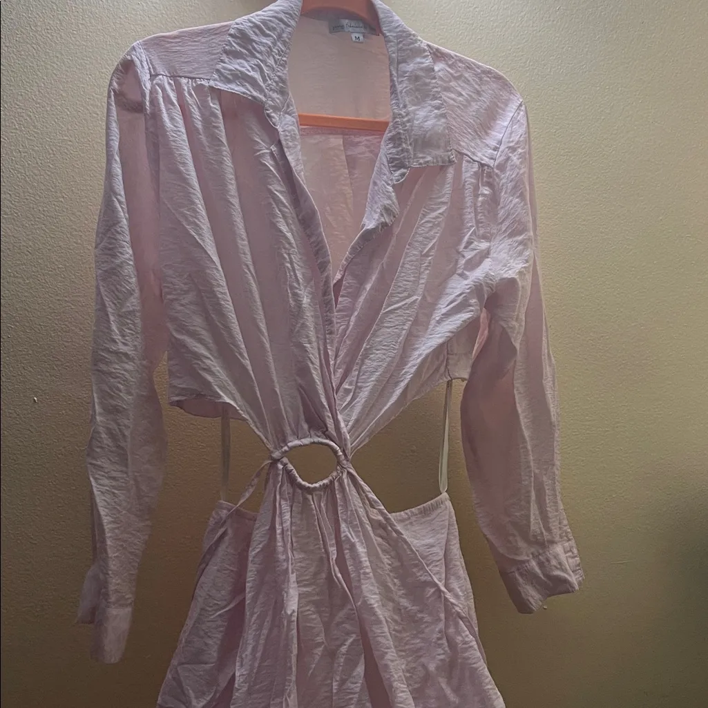 Young Fabulous & Broke Cut Out Maxi Dress Violet - Image 3