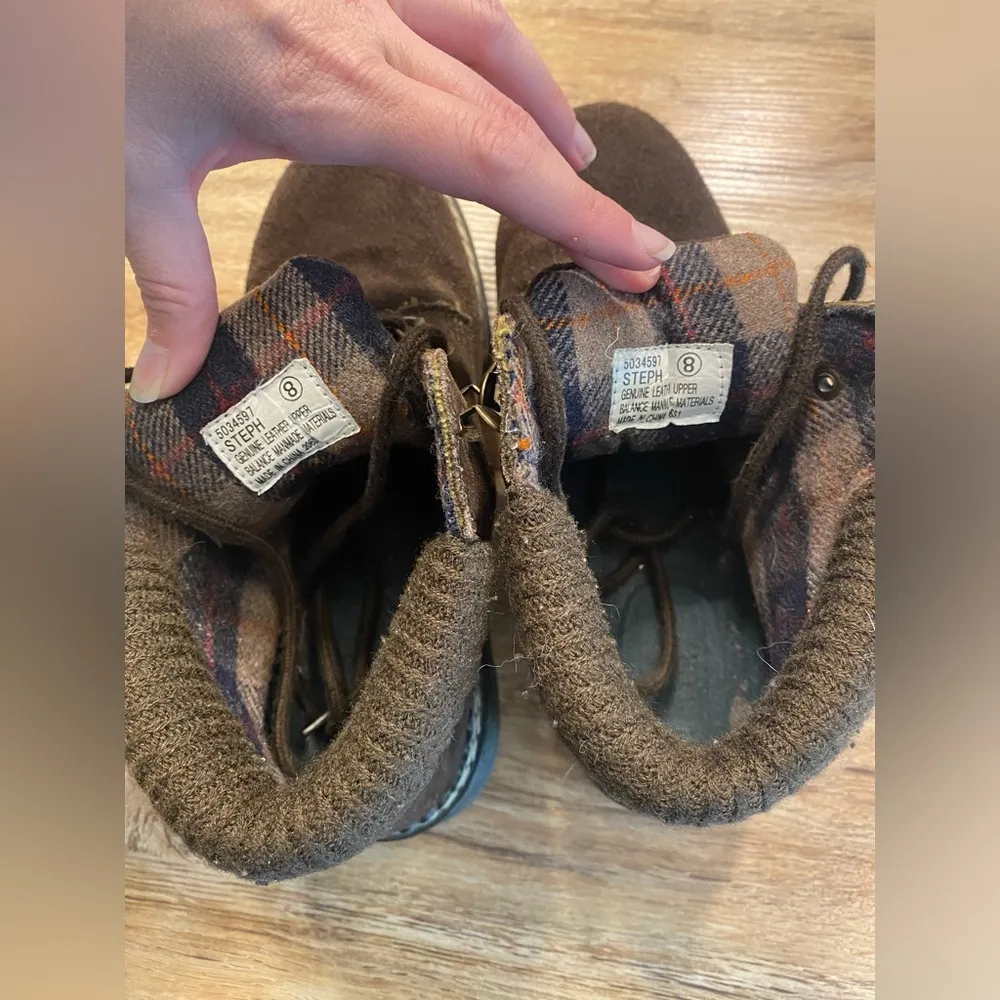 Brown Winter Boots, Size 8 - Image 3