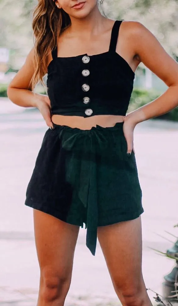 Black Two Piece Button Down Set - Image 8