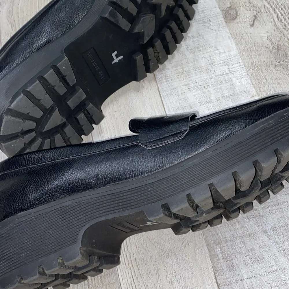 Sincerely Jules Rocker black chunky platform loafers size 9 1/2 - Image 13