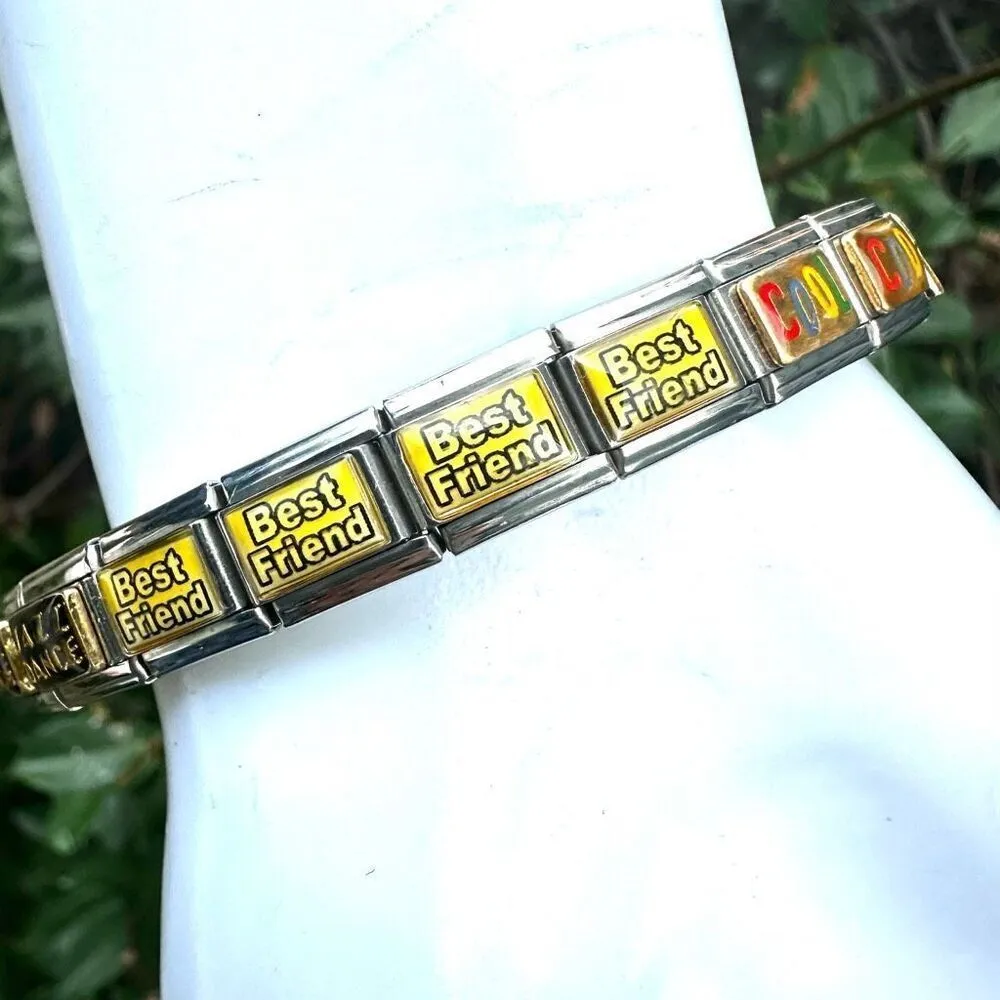 D’LinQ stainless steel link bracelet Silver - Image 3