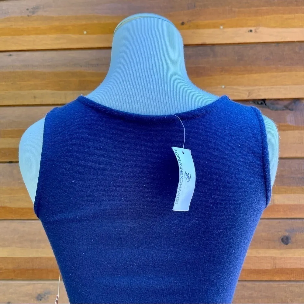 Foreign Exchange fitted ruffle bottom bodycon tank dress size small - Image 11