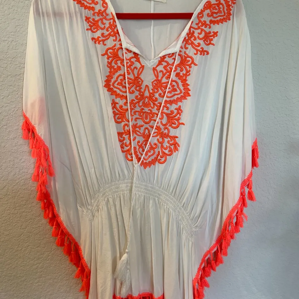 Do Everything in Love Swimsuit Coverup with Tassels - Image 4