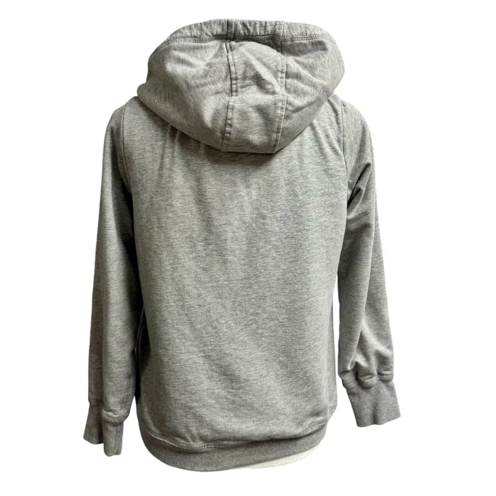 Walt Disney World Full Zip Sherpa Lined Hoodie Sweatshirt Grey Gray Small S - Image 3