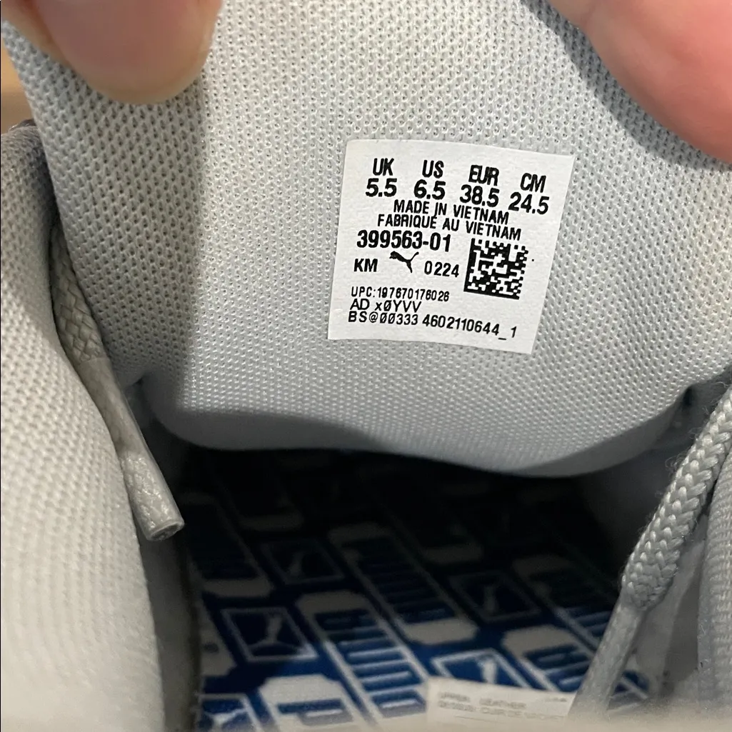 PUMA Suede XL Blue/Grey Size 6.5 - Image 13