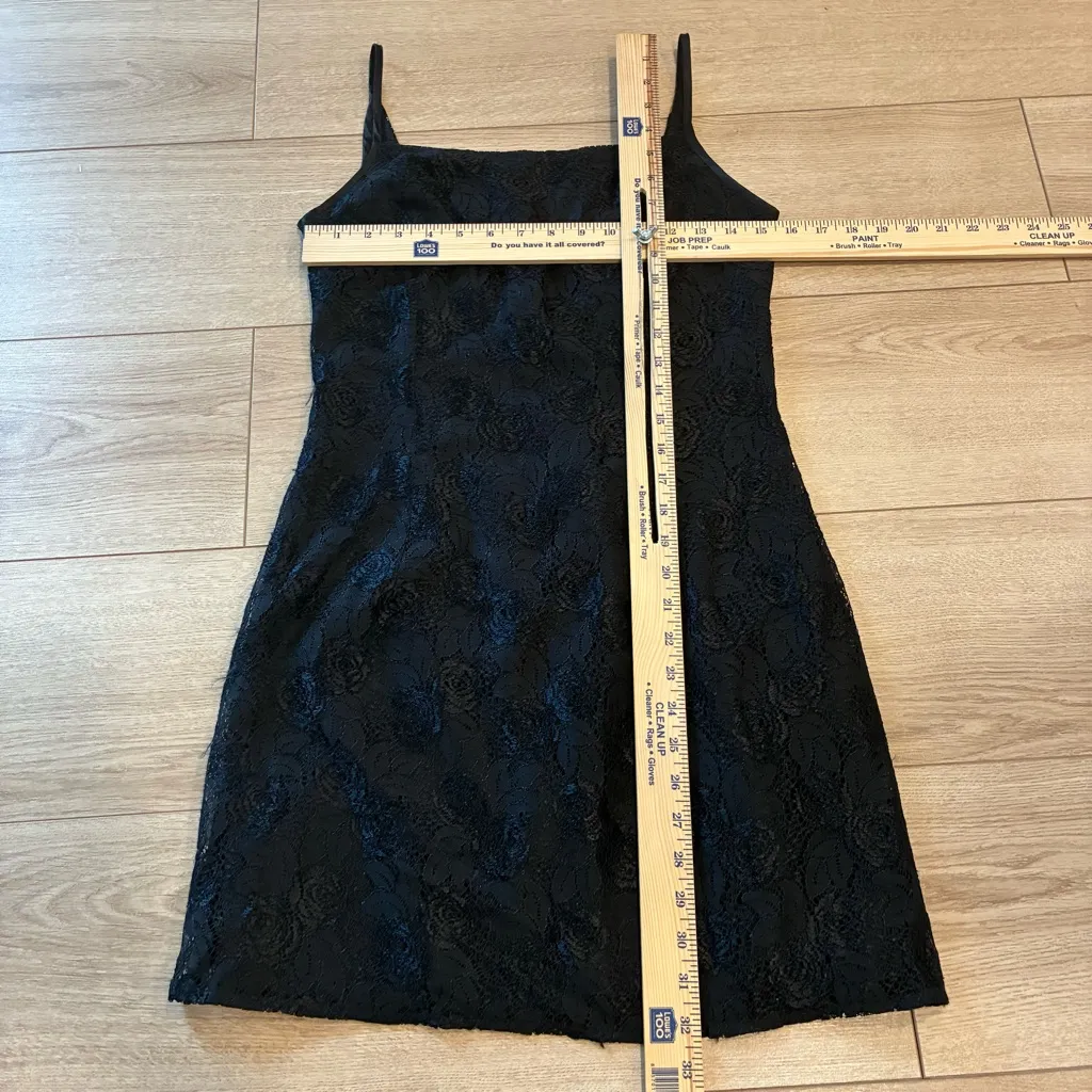 Vintage Jessica McClintock Gunne Sax Embroidered Lace Beaded Mini Dress Size 7/8 - Image 2