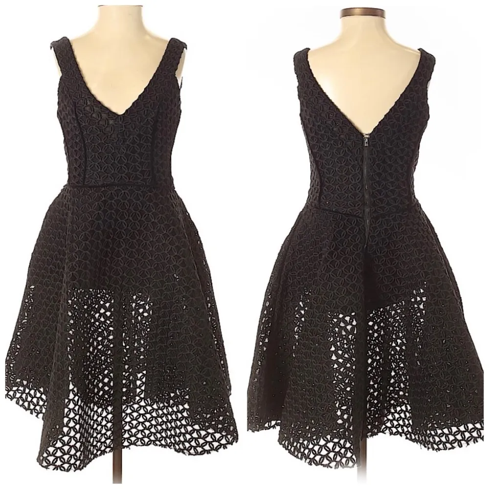 Maje Ringo Basket Weave Dress - Image 2