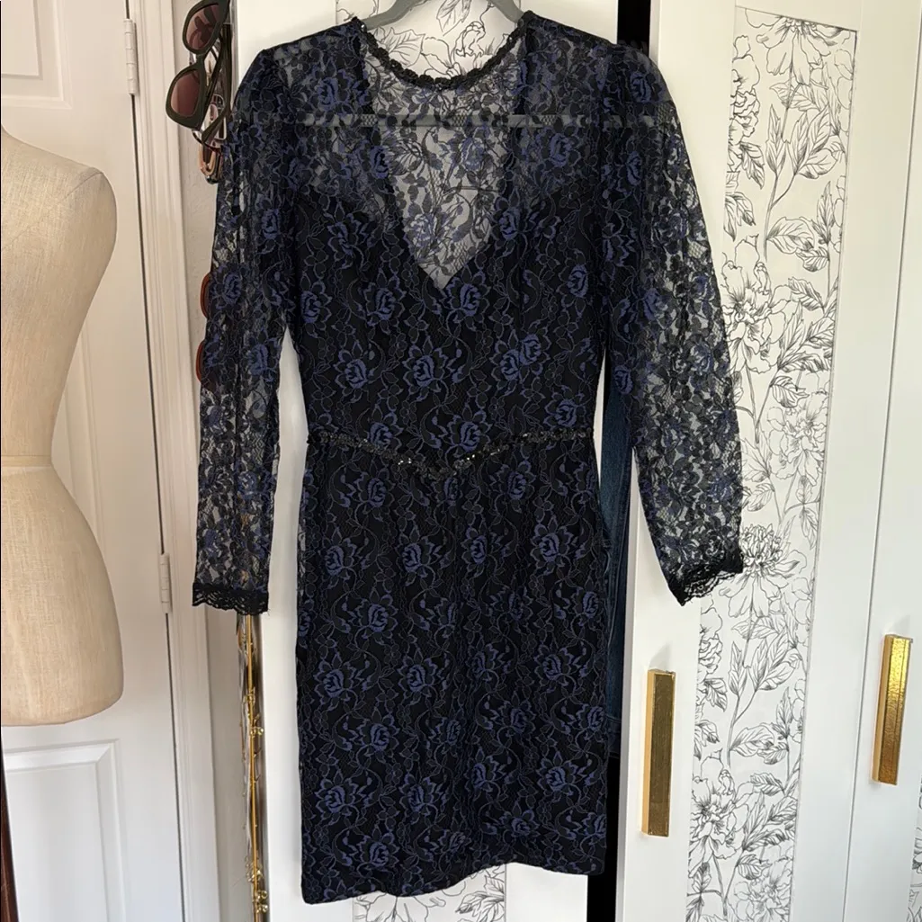 Gunne Sax vintage 90s lace pencil dress - Image 6