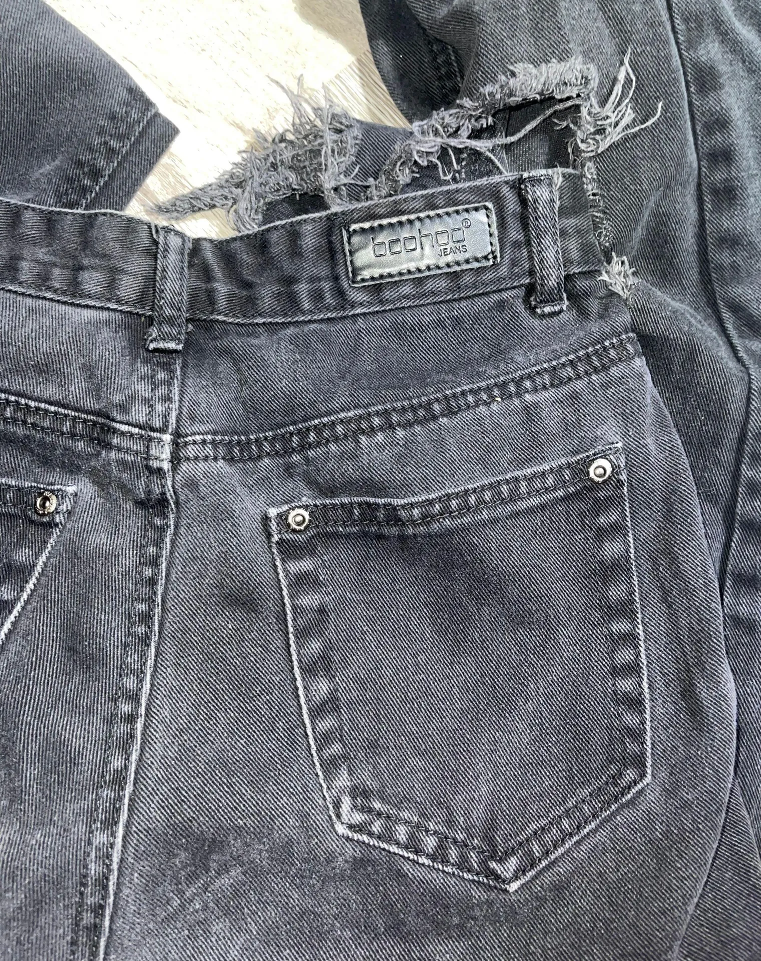 Boohoo Distressed Denim Jeans - Image 2