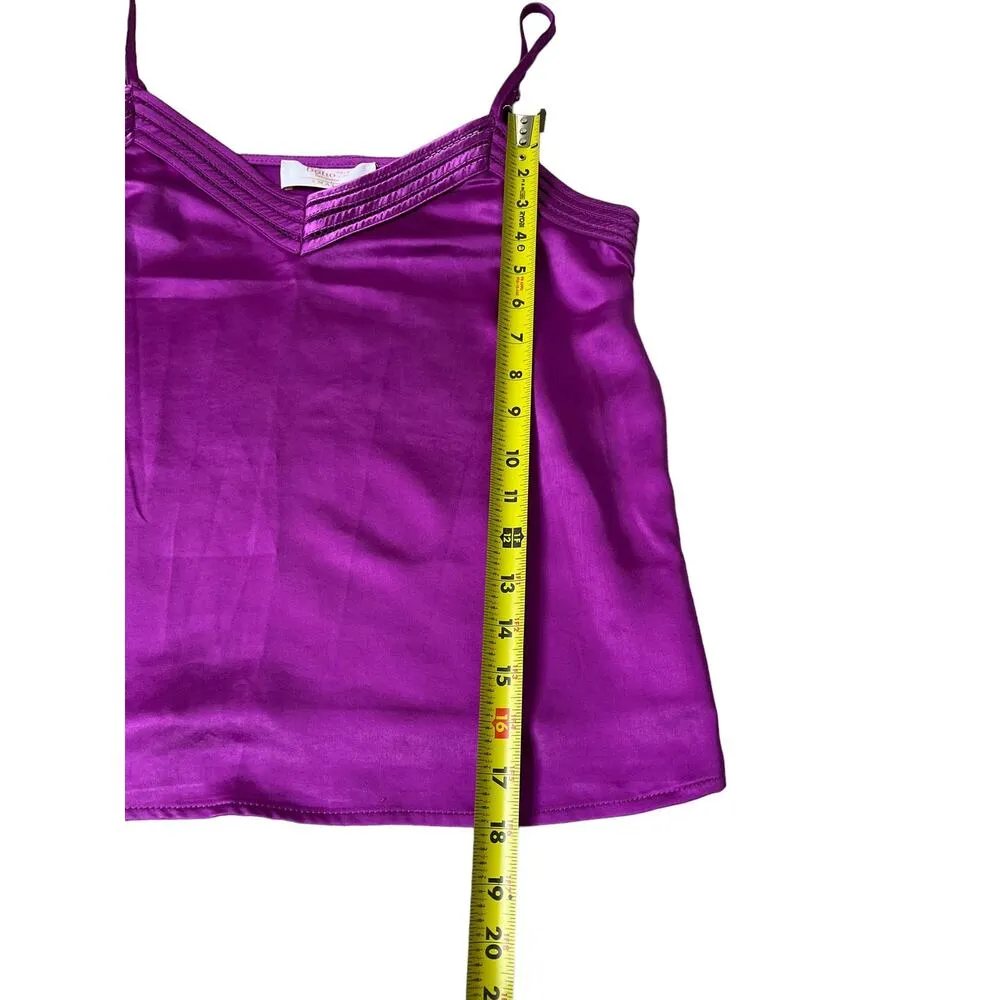 Boho 72 Boutique Purple Satin Spaghetti Strap Tank Top Women Size Small | 10H - Image 7