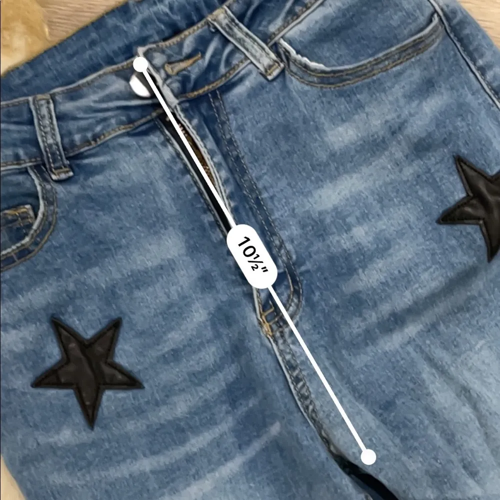 Shein star print skinny jeans - Image 3