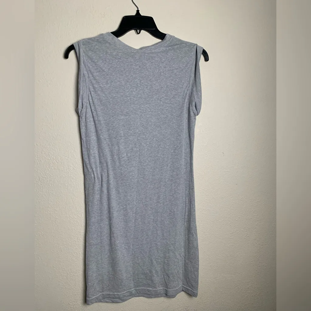 Bench Women‎ Size Medium New Jersey sleeveless Gray Midi Dress - Image 5