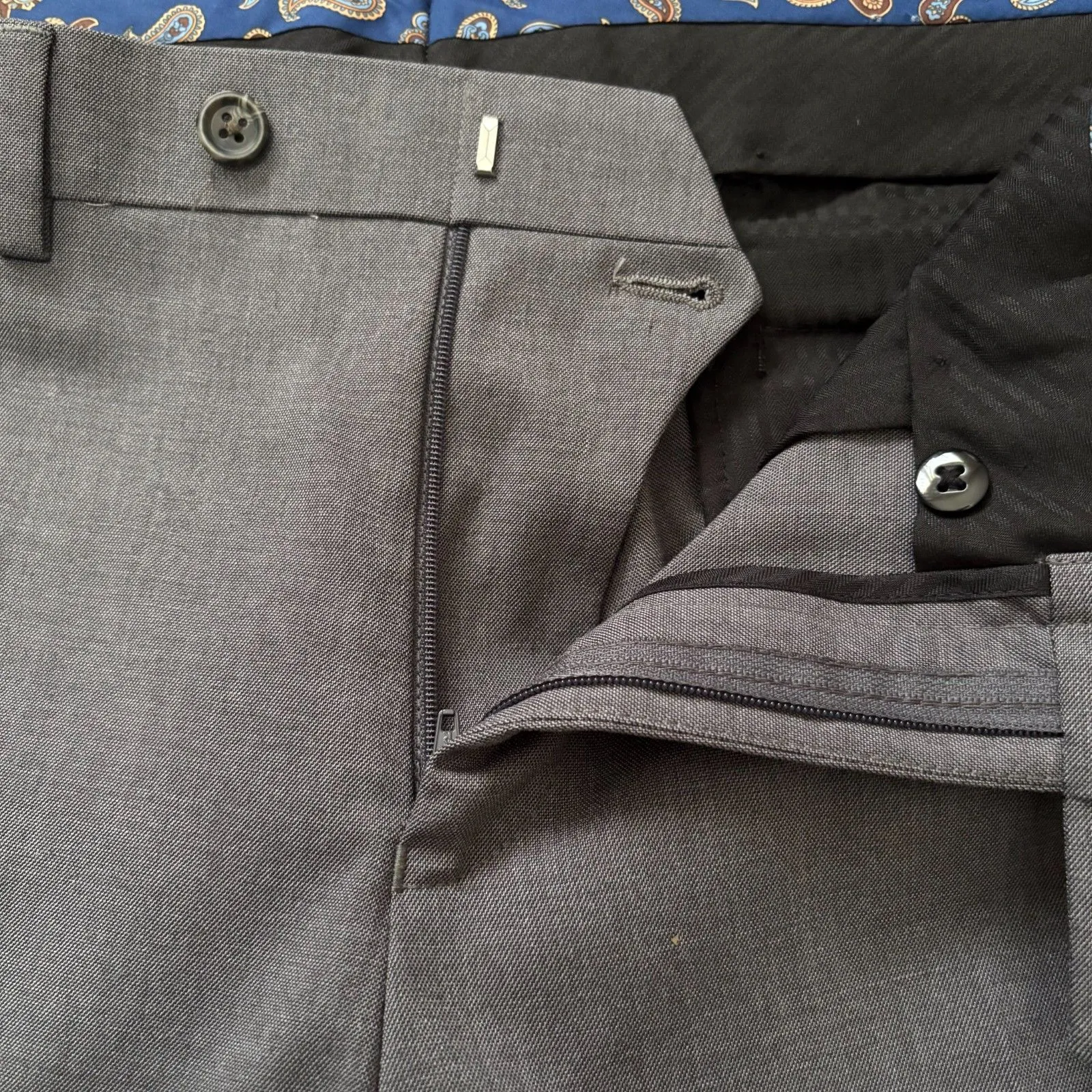 Lauren Ralph Lauren Pleated Dress Pants Straight‎ Leg Professional Size 33x30 - Image 5