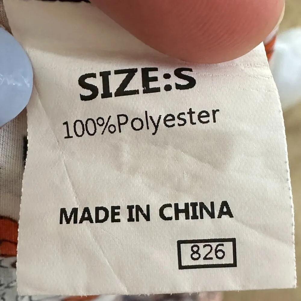 Womens Patchwork Blue White and Pink Tiered Maxi Skirt Size Small Boho Hippie - Image 6